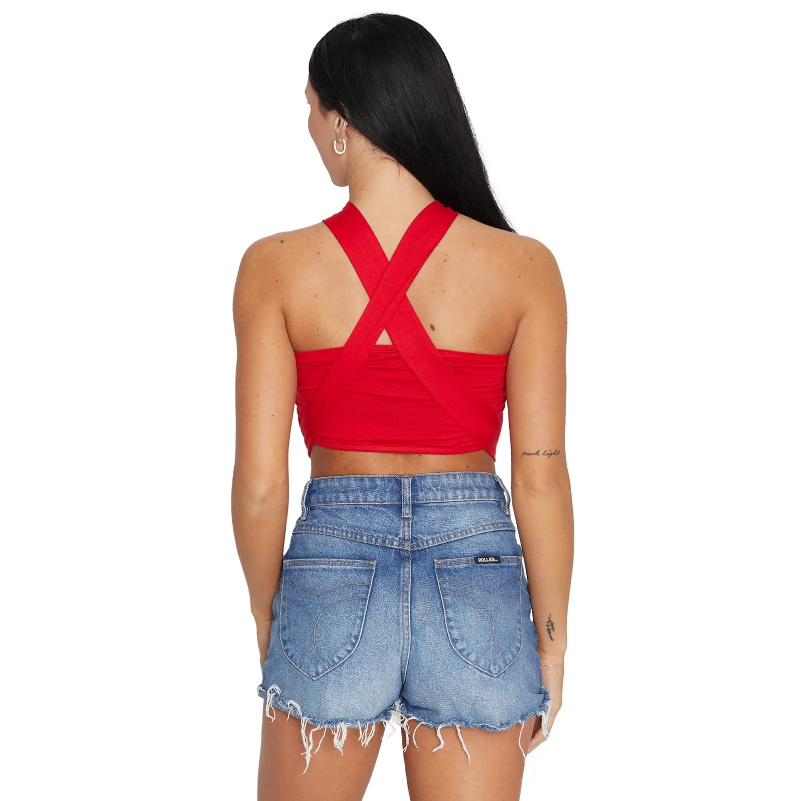Texas Tech Red Multi Way Bandeau Top