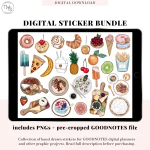 The Foodie Bundle - Digital Planner Sticker Bundle