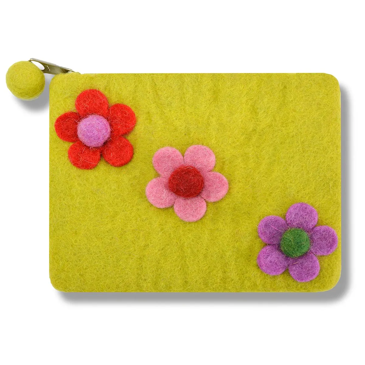 Three Flower Coin Purse