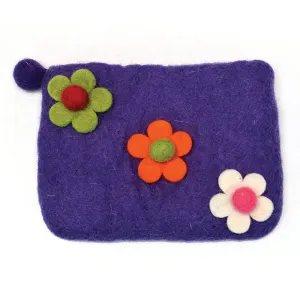 Three Flower Coin Purse