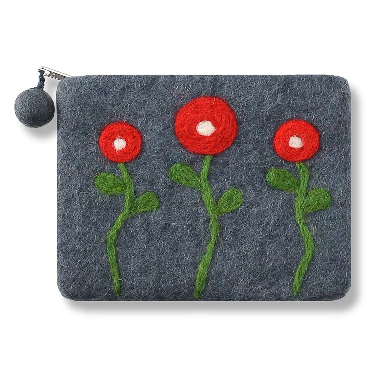 Three Needle Flower Coin Purse