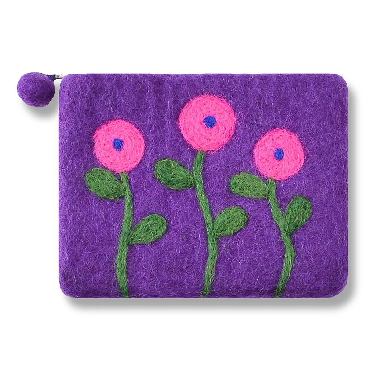 Three Needle Flower Coin Purse