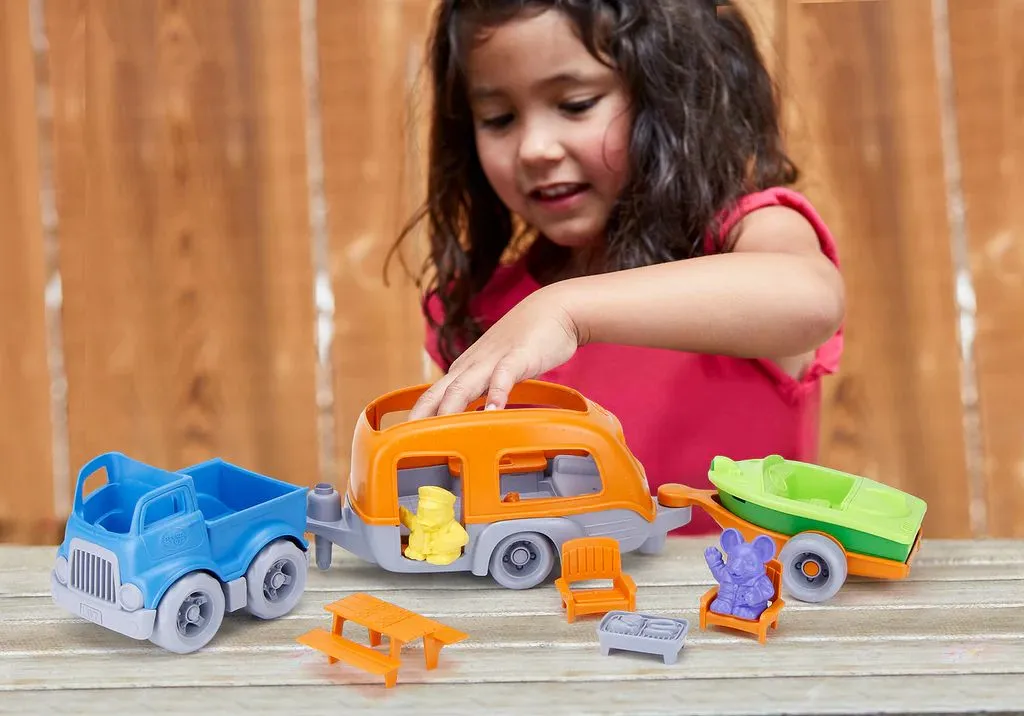 Toy RV Camper Set, 100% Recycled Plastic Toys