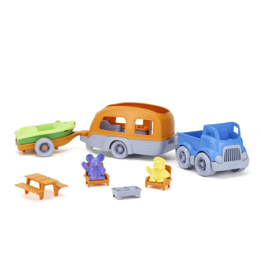 Toy RV Camper Set, 100% Recycled Plastic Toys