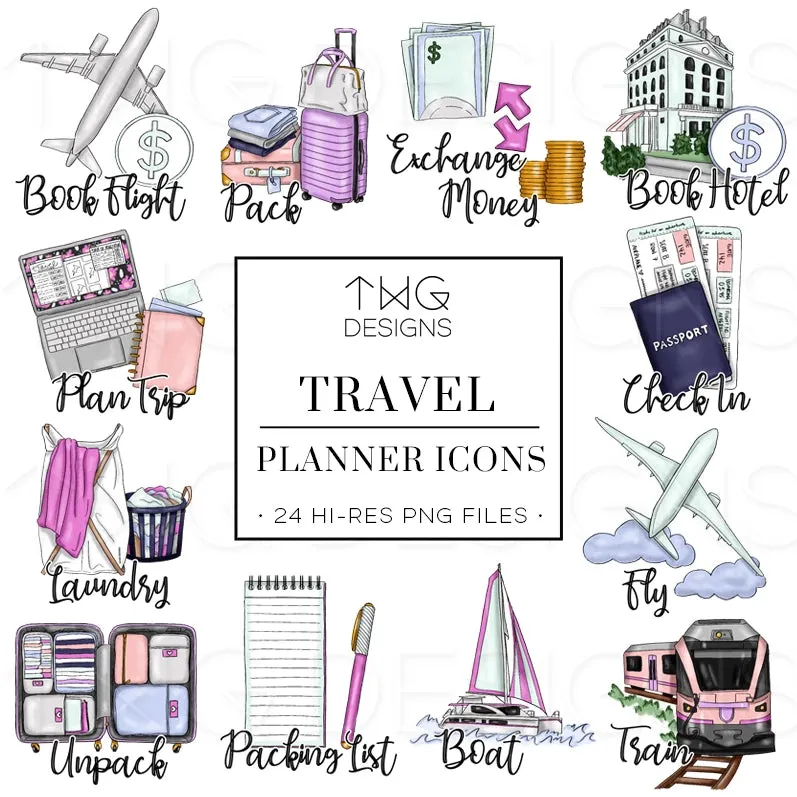 Travel - To Do Planner Icons