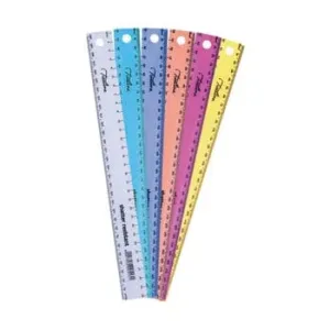 Treeline Plastic Ruler 30cm Assorted