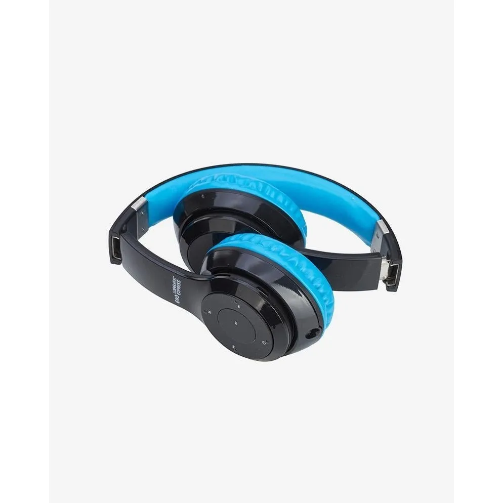Trend Tech Brands Bluetooth Stereo Headphones - Black/Blue