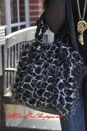 Treska | Cow Print Purse