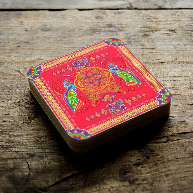Truck Art Inspired Digital Coasters