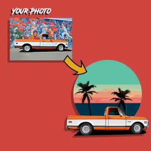 Trucks | Custom Digital Drawing