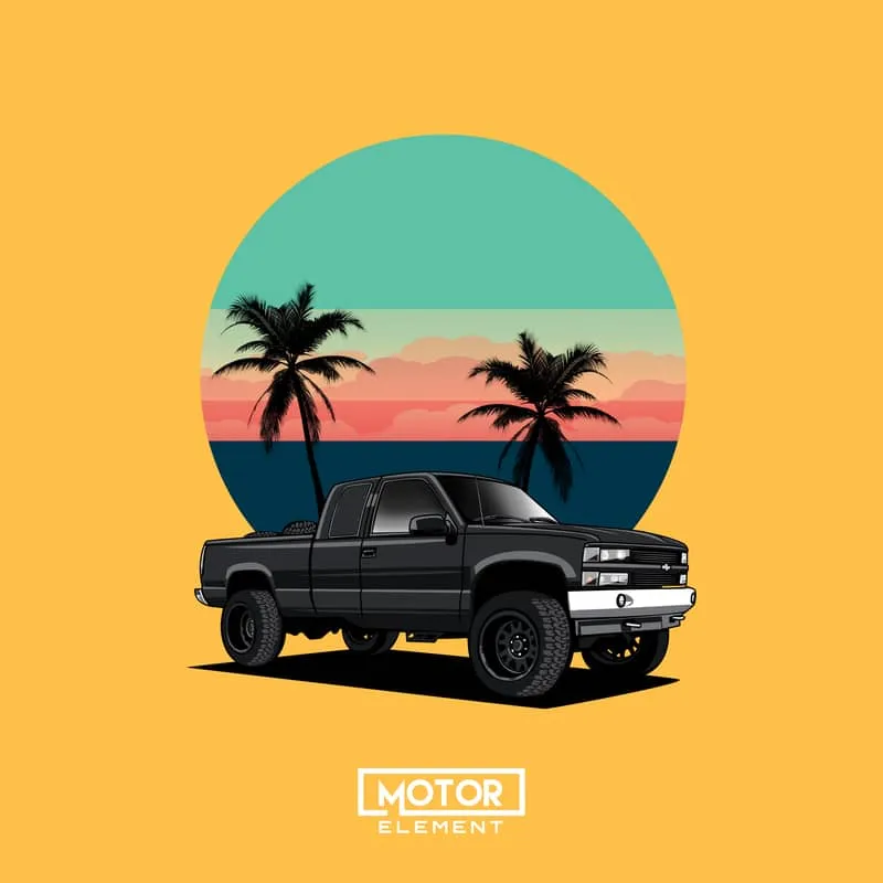 Trucks | Custom Digital Drawing