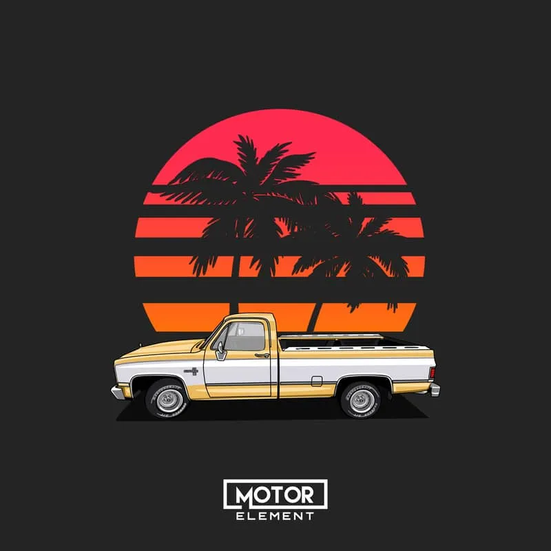 Trucks | Custom Digital Drawing