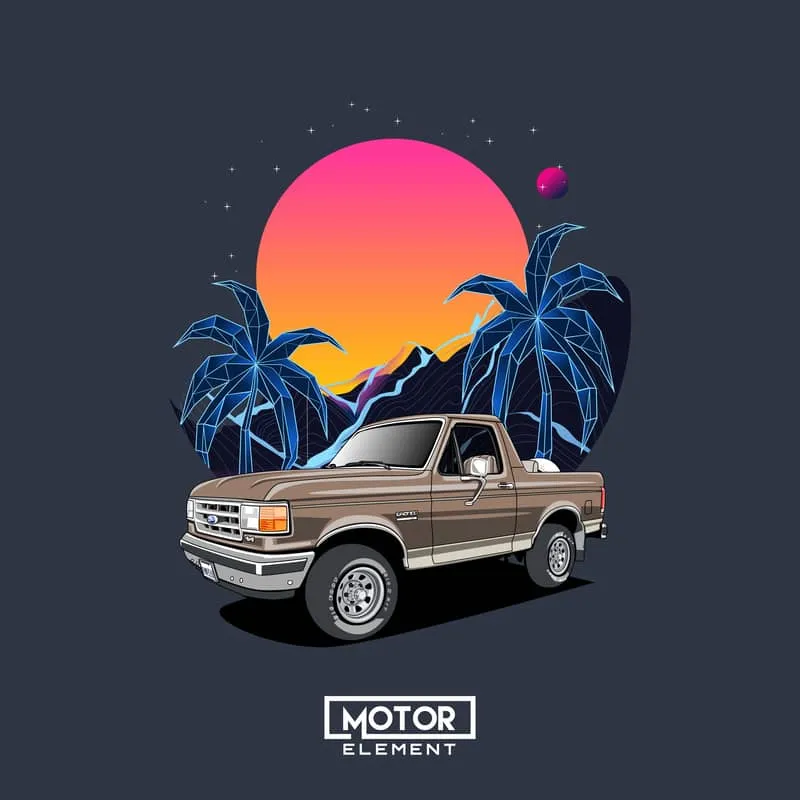 Trucks | Custom Digital Drawing
