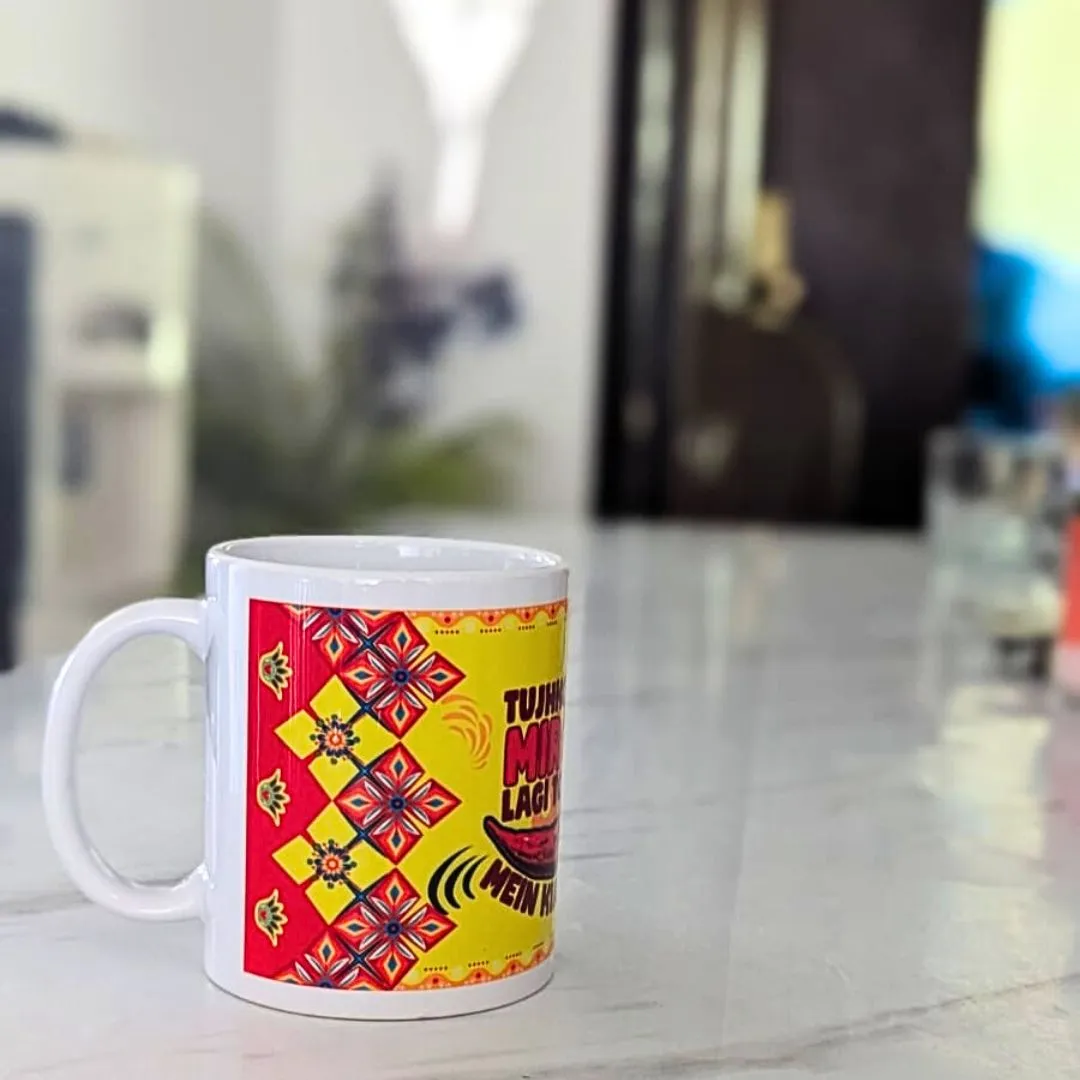 Tujko Mirchi Lagi Mug
