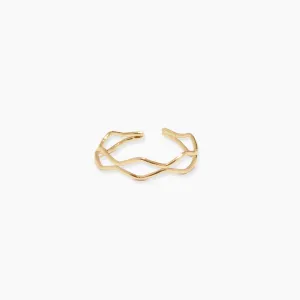 Twisted Bar Ring