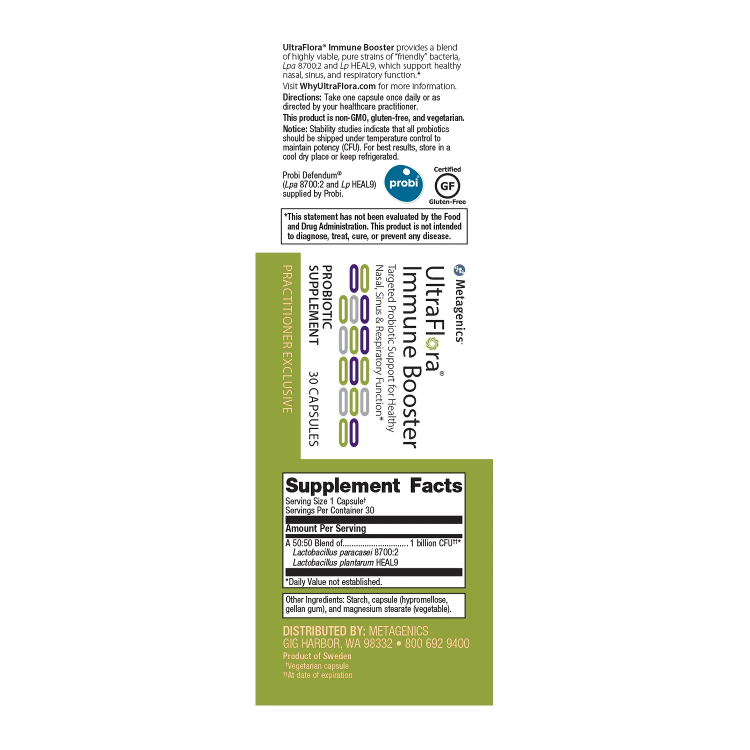 UltraFlora® Immune Booster <br>Targeted Probiotic Support for Healthy Nasal, Sinus & Respiratory Function*