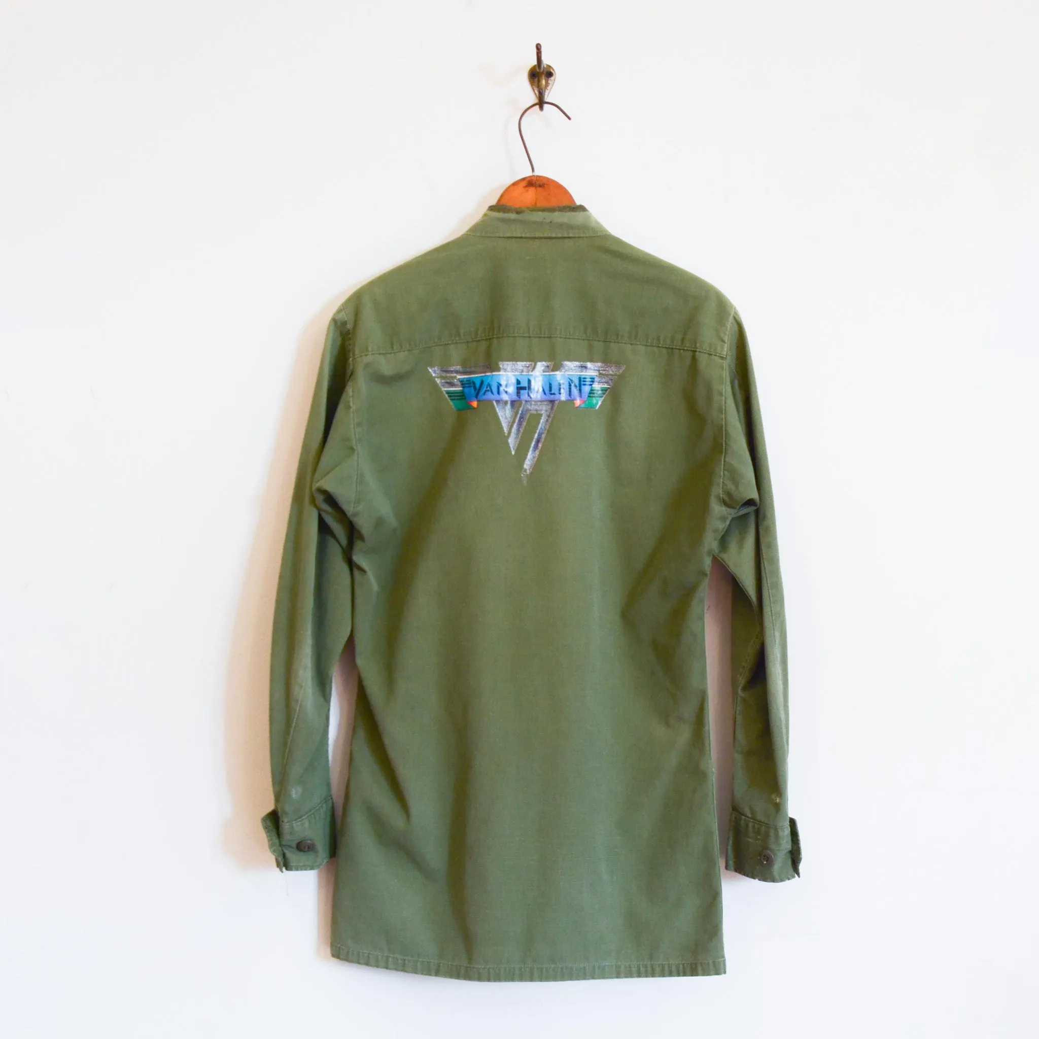 U.S. Military - Jungle Fatigue Jacket 4th Type with Van Halen Print