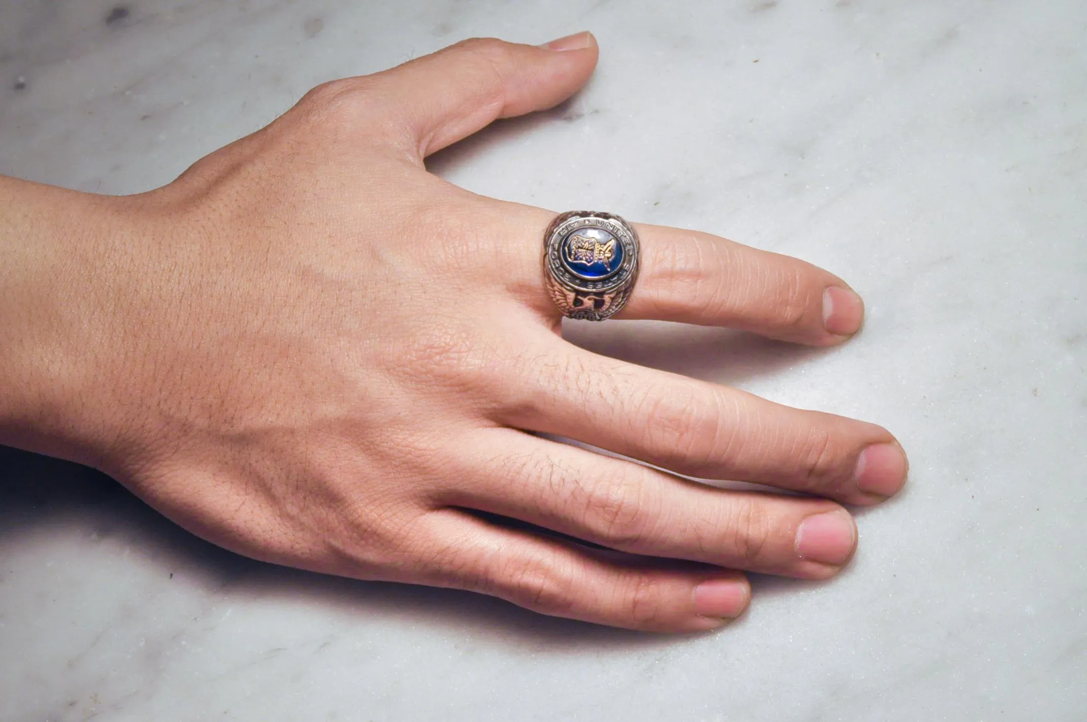 USAF Sterling Silver Signet Ring