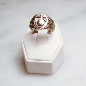 USMC Sterling Silver Signet Ring