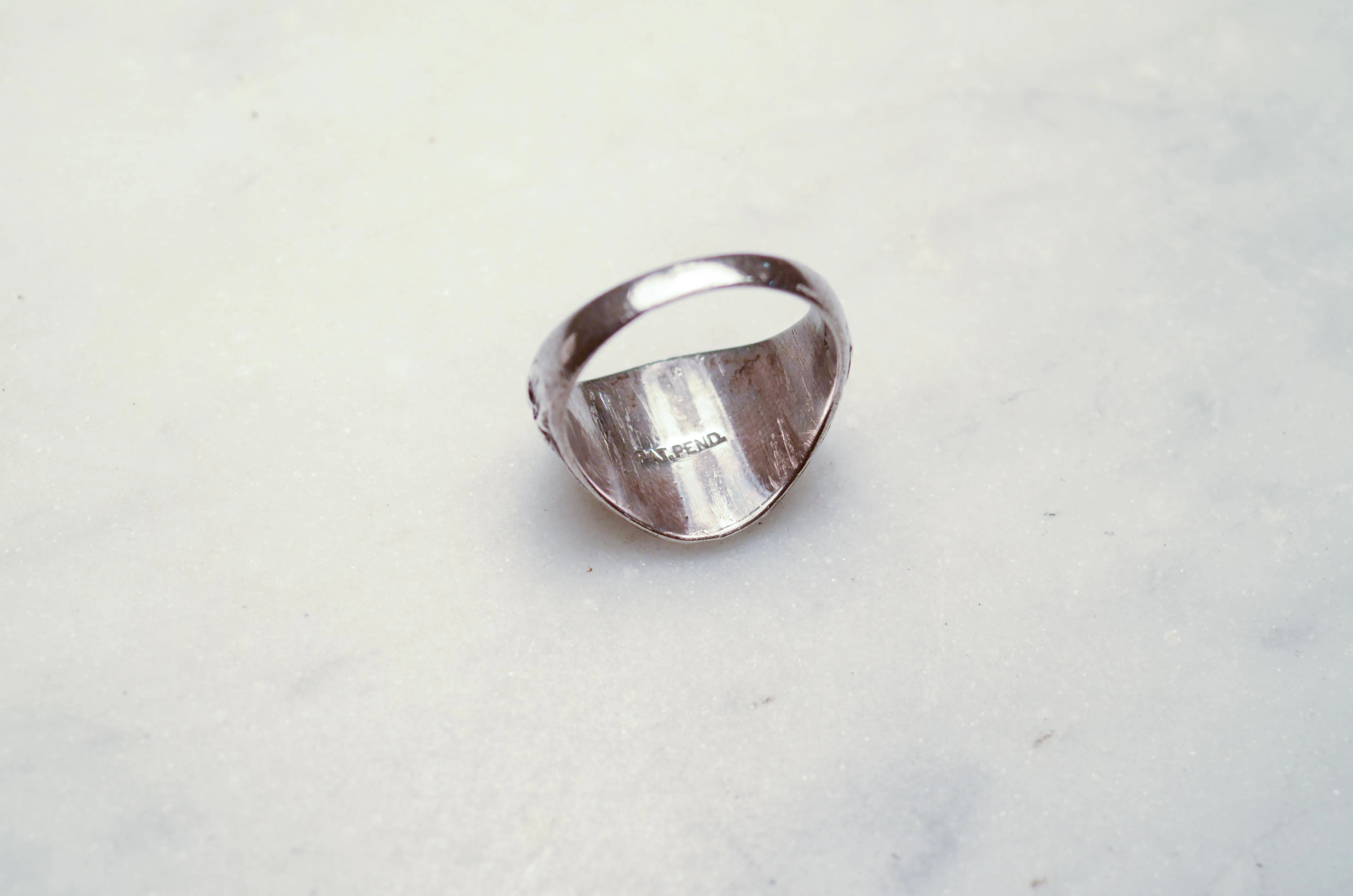 USN Sterling Silver Signet Ring