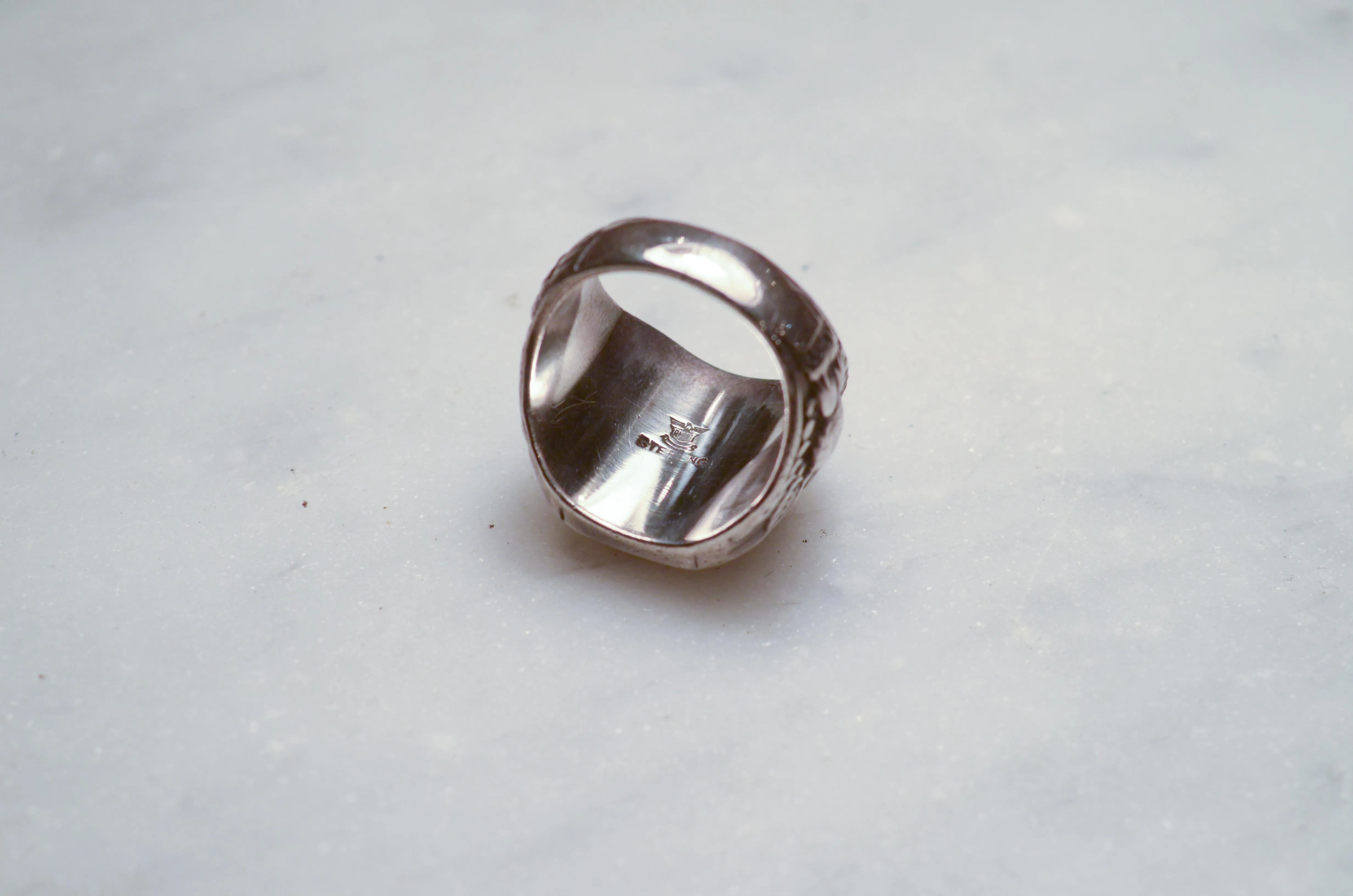 USN Sterling Silver Signet Ring