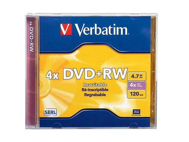 Verbatim 94520 Dvd Rw 4 X 120 Min 4.7 Gb Caja 1pz