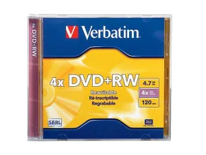 Verbatim 94520 Dvd Rw 4 X 120 Min 4.7 Gb Caja 1pz