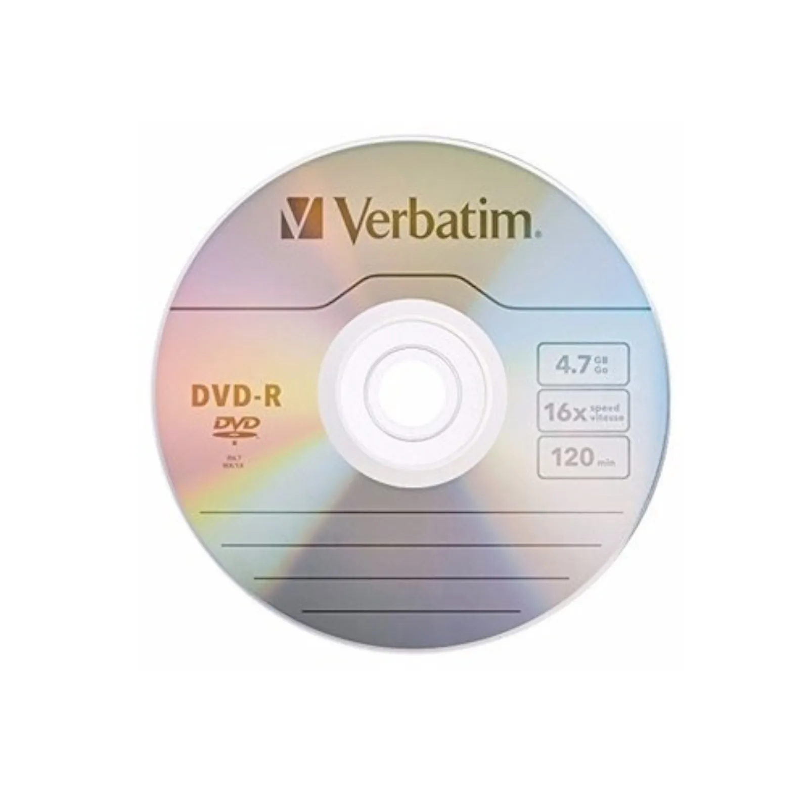 Verbatim Torre 100 Dvd R Life 4.7gb 16x Sp W/Pr
