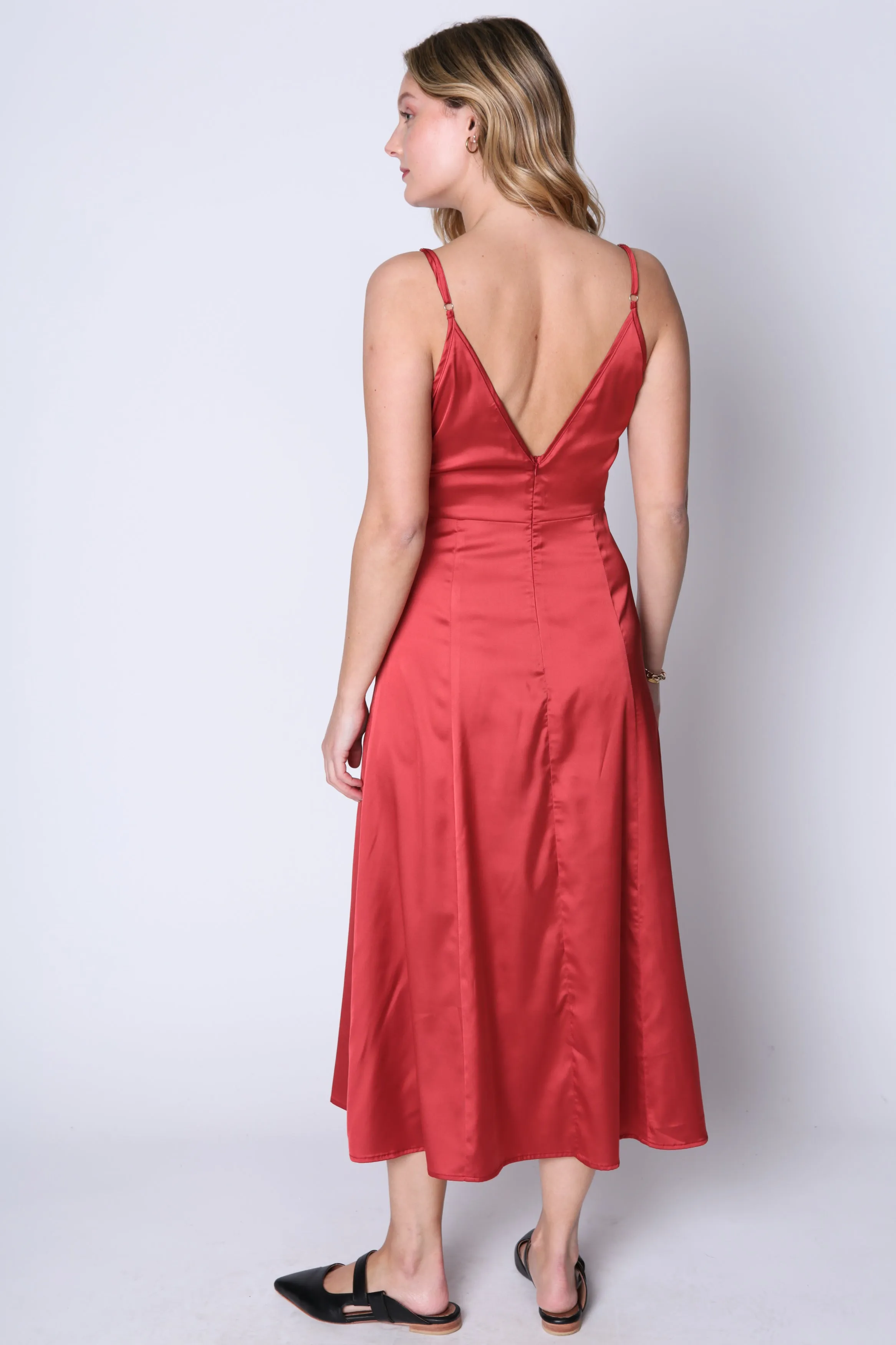 Vestido Mina Terracota Eclipse