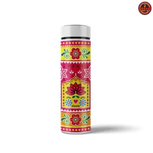 Vibrant Truck Art Water Bottle For Gifting