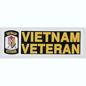 VIETNAM VETERAN Bumper Sticker