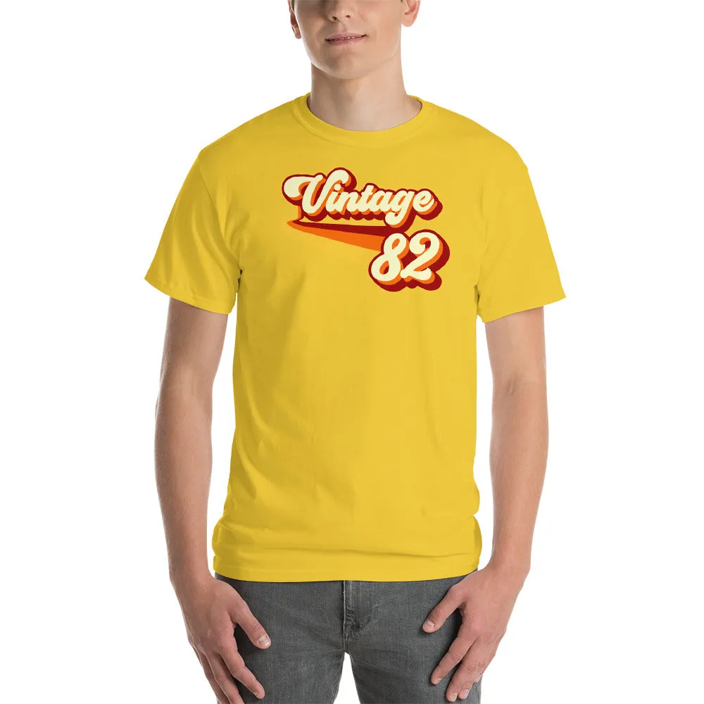 Vintage 1982 Warm Retro Lines CLASSIC FIT Short-Sleeve T-Shirt