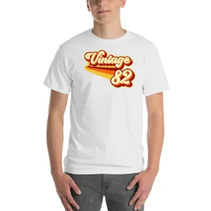 Vintage 1982 Warm Retro Lines CLASSIC FIT Short-Sleeve T-Shirt