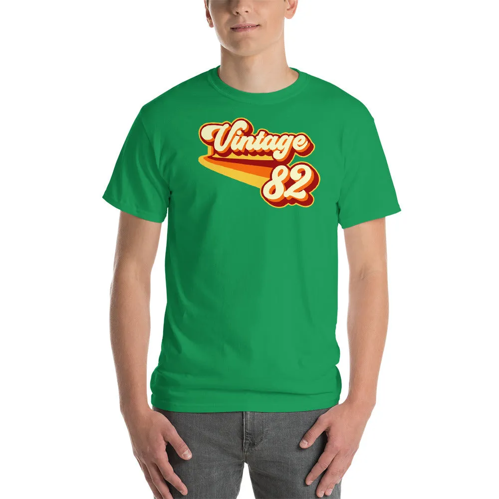 Vintage 1982 Warm Retro Lines CLASSIC FIT Short-Sleeve T-Shirt