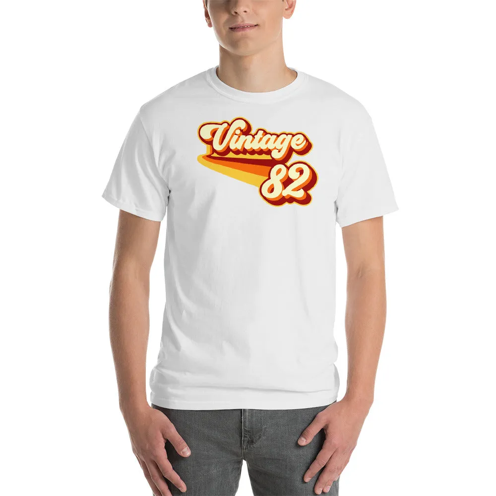 Vintage 1982 Warm Retro Lines CLASSIC FIT Short-Sleeve T-Shirt
