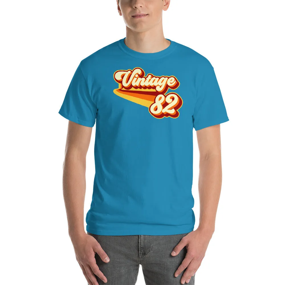 Vintage 1982 Warm Retro Lines CLASSIC FIT Short-Sleeve T-Shirt