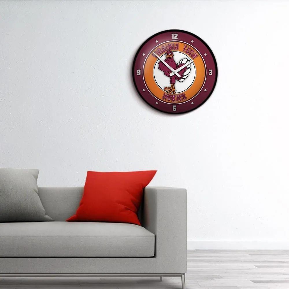 Virginia Tech Hokies: Mascot - Modern Disc Wall Clock