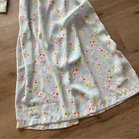 VSX Sheer Floral Robe EUC