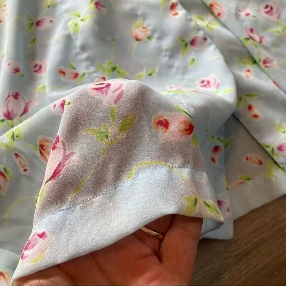 VSX Sheer Floral Robe EUC