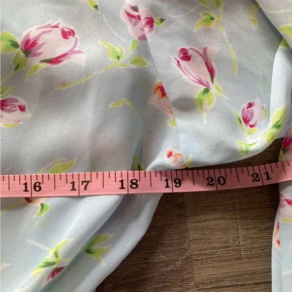 VSX Sheer Floral Robe EUC