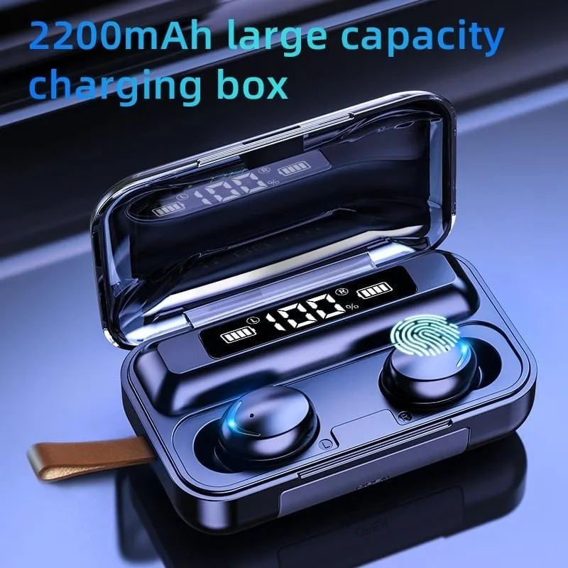 Waterproof Bluetooth Earbuds  5.0 W/ Charging Box