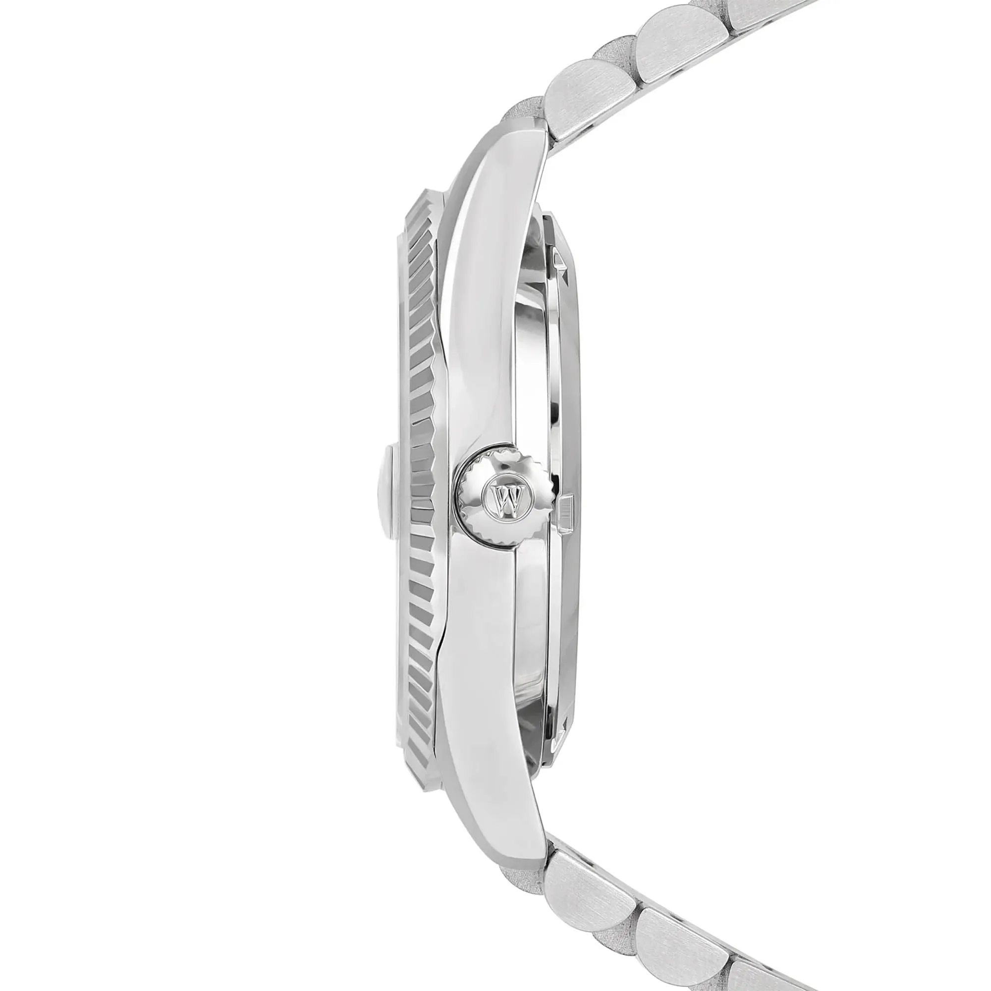 West End Men's Silver Tone Case Silver Dial Automatic Watch