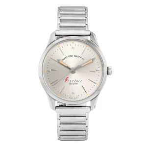 West End Men's Silver Tone Case Silver Dial Quartz Watch