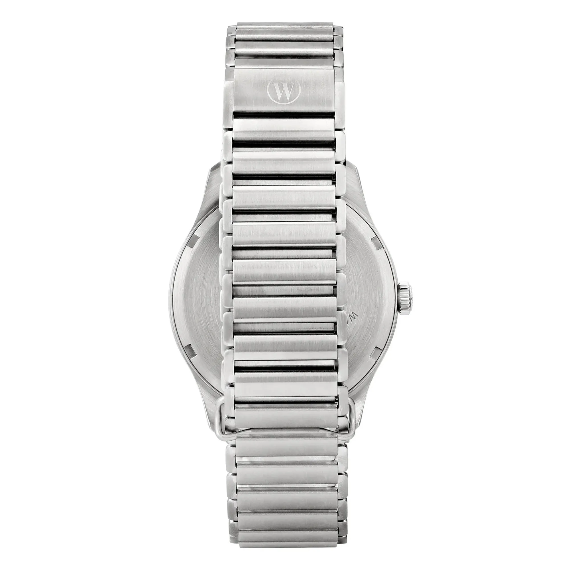 West End Men's Silver Tone Case Silver Dial Quartz Watch