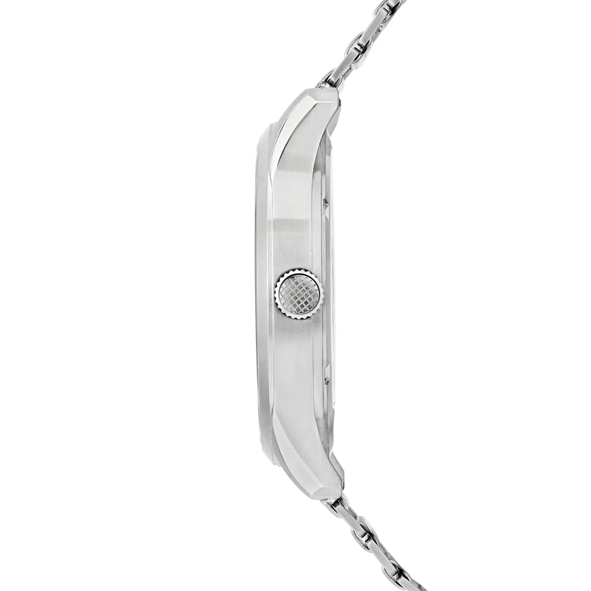 West End Men's Silver Tone Case Silver Dial Quartz Watch