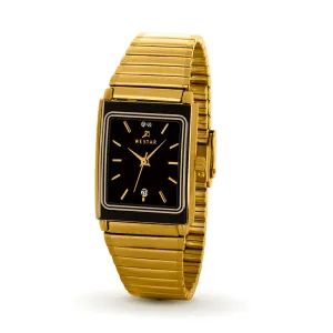 Westar Black Dial Gents Executive Watch - 8847GPN103