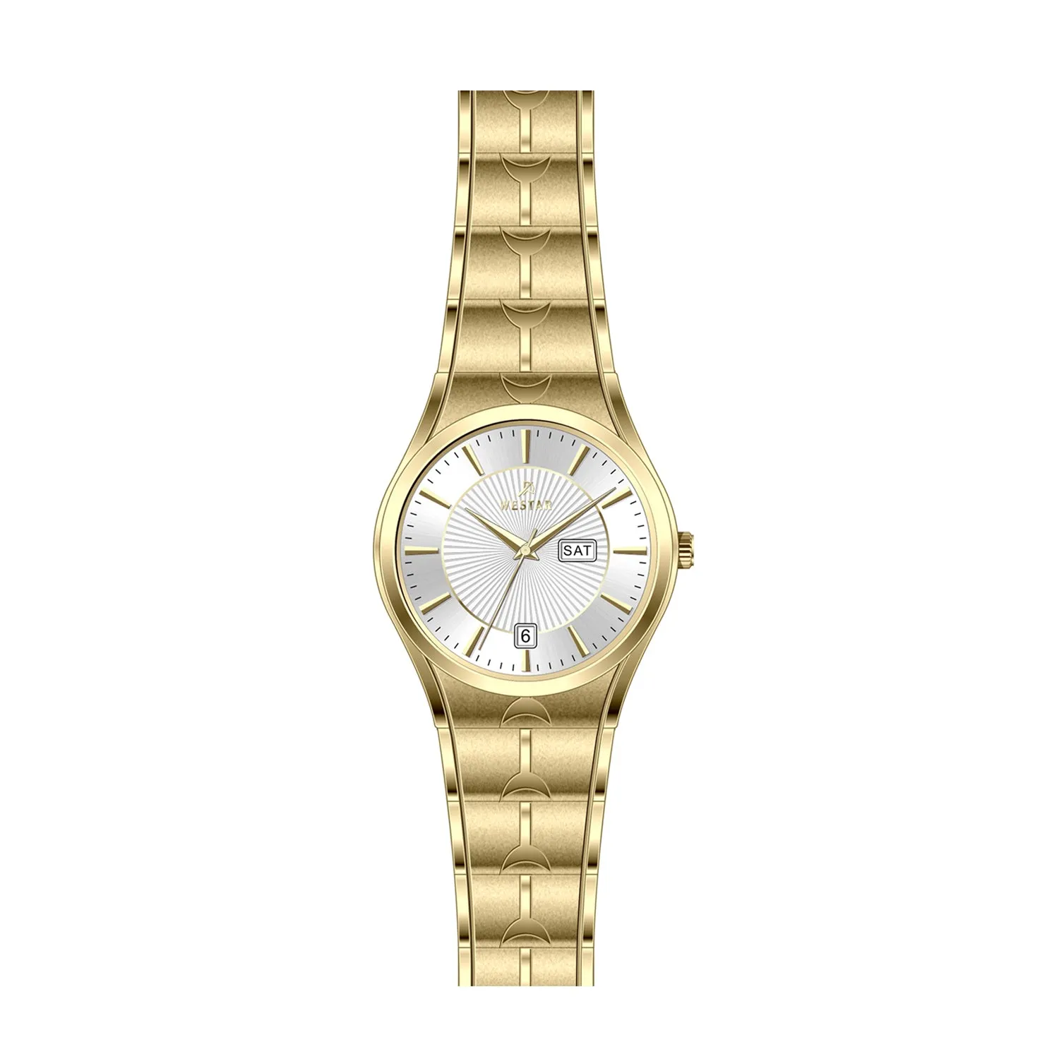 Westar Executive Ladies 25 mm Silver Dial Quartz Watch - EX6607GPN107