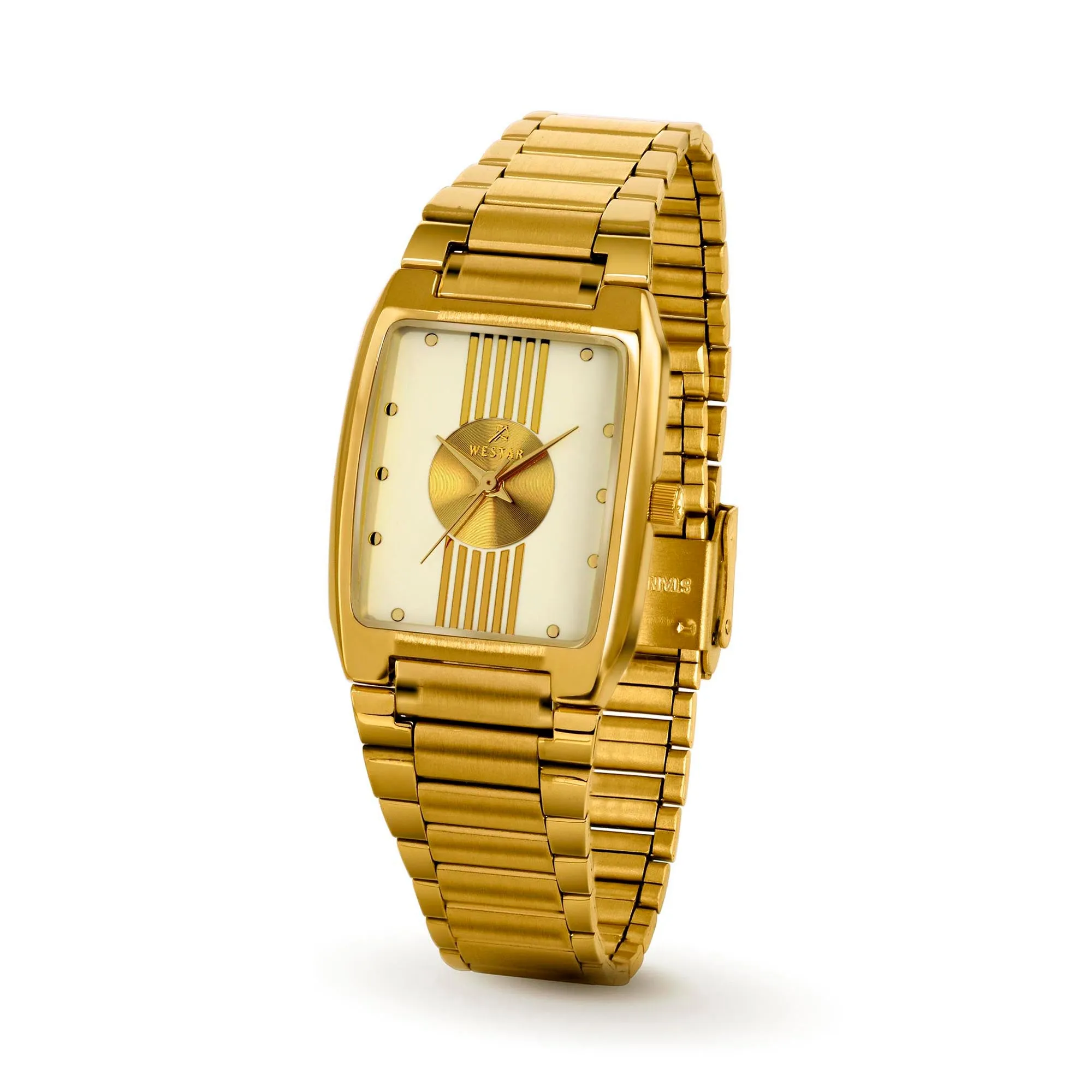 Westar Light Champagne Dial Gents Executive Watch - 7704GPN202