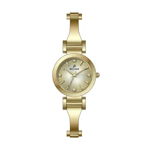 Westar Ornate Ladies 26 mm Light Champagne Dial Quartz Watch - 20337GPN102