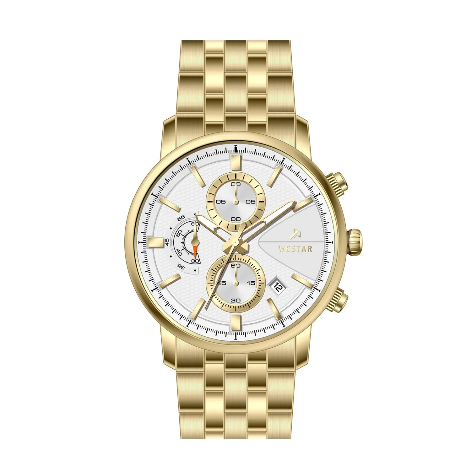 Westar Profile Gents 41 mm Silver Dial Quartz Watch - 50250GPN107
